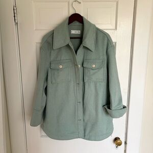 Mint Green Women's Shacket